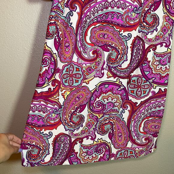 Jude Connally Pink Paisley Midi Dress - Picture 4 of 8